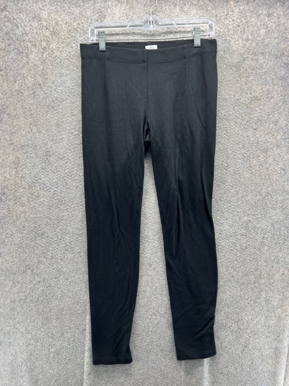 Vince Leggings Womens Large Black Modal Jersey Ankle Pull On Stretch Pants